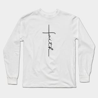 Faith Cross Long Sleeve T-Shirt